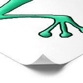 Trois grenouilles dansantes Art Poster (Coin)