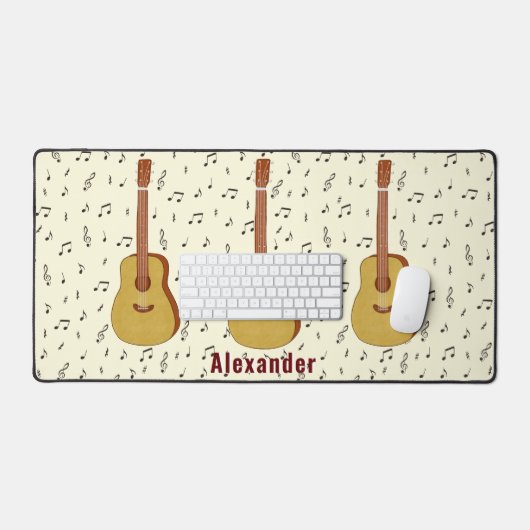 Trois guitares design (Clavier et souris)