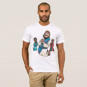 Trois Hommes Priant Des Hommes Religieux T-shirt (Devant entier)