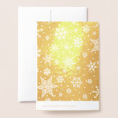 Trois Hommes Sages Luxe Véritable Foil Cartes de N (Derrière avec enveloppe)