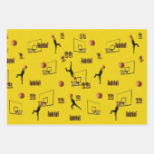 Trois Images De Basket-Ball, Feuilles Cadeaux, (Devant 2)