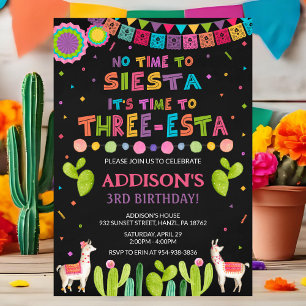 Trois Invitation d'anniversaire Esta Invitation