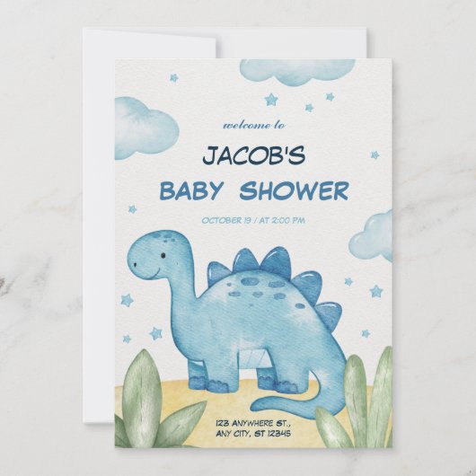 trois invitations d'anniversaire (Devant)