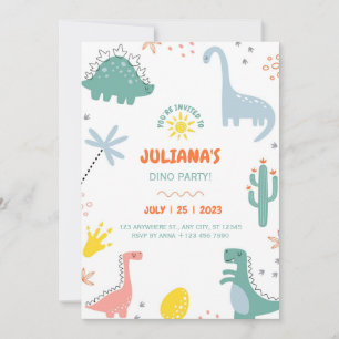 trois invitations d'anniversaire