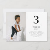 Trois invitations photo de paysage (Devant)