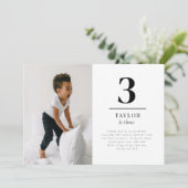 Trois invitations photo de paysage (Debout devant)