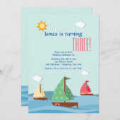 Trois invitations pour les voiliers (Devant / Derrière)