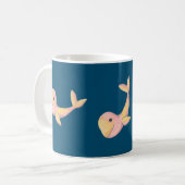 Trois joyeuses petites baleines Mug (Devant gauche)