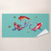 trois kois (Serviette de bain)