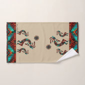 Trois Kokopelli Jouant L'Ensemble De Serviettes De (Serviette à main)