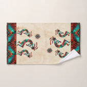 Trois Kokopelli Jouant L'Ensemble De Serviettes De (Serviette à main)