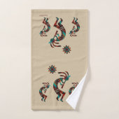 Trois Kokopelli Sud-Ouest  (Serviette à main)