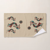 Trois Kokopelli Sud-Ouest  (Serviette à main)