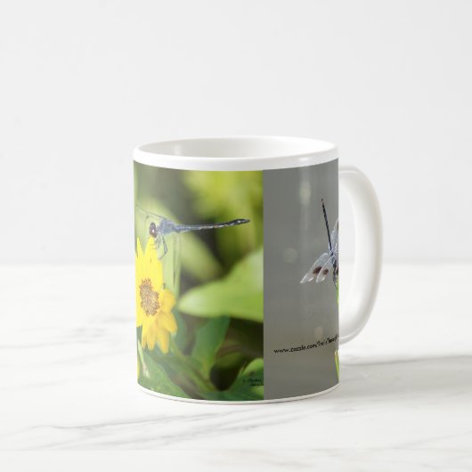 Trois libellules Flower Mug (Devant droit)