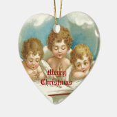 Trois mignons anges en prière ornements (Gauche)