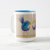 Trois mignons Oiseaux de Mug (Devant gauche)