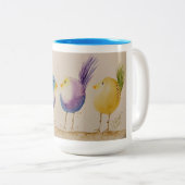 Trois mignons Oiseaux de Mug (Devant droit)