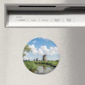 Trois moulins à vent et un aimant de canal rond (In Situ (Lave-vaisselle))