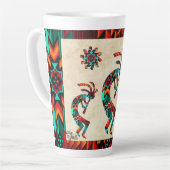 Trois Mug Kokopelli Latte Sud-Ouest (Angle gauche)
