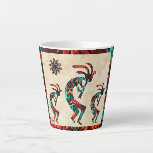Trois Mug Kokopelli Latte Sud-Ouest (Devant)
