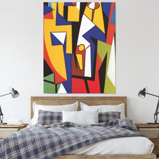 Trois musiciens de jazz toile Imprimer (Insitu(Chambre))