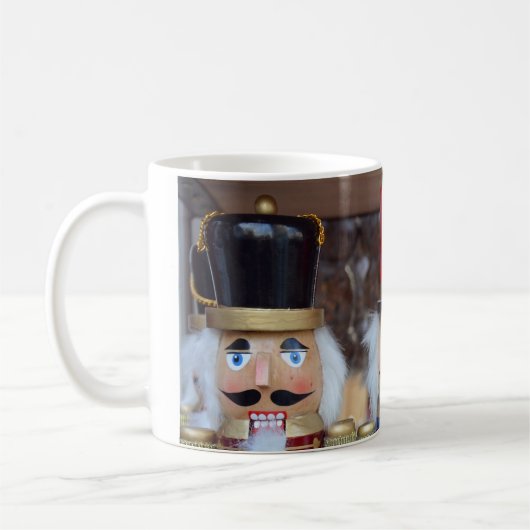 Trois noël noix craquant café tasse (Gauche)