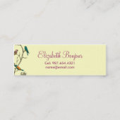 Trois oiseaux parlant ~ Cartes d'appel (Devant)