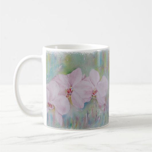 TROIS ORCHIDES BLANCS MUG CLASSIQUE (Gauche)