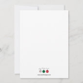 Trois ornements - Carte d'entreprise (Dos)