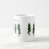 Trois ours polaires Joyeux Noël Mug de vacances (Centre)