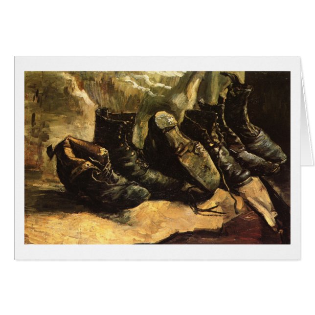 Trois paires de chaussures, Van Gogh Art (Devant Horizontal)