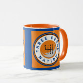 TROIS PEDAL NATION Mug (Devant droit)
