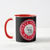 TROIS PEDAL NATION Mug (Gauche)