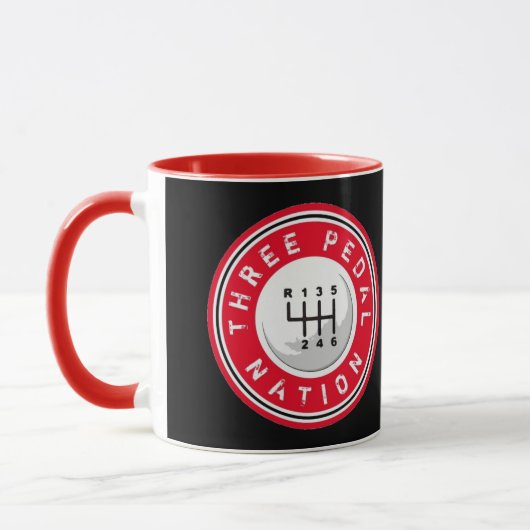 TROIS PEDAL NATION Mug (Gauche)