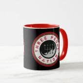 TROIS PEDAL NATION Mug (Devant droit)