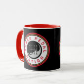 TROIS PEDAL NATION Mug (Devant gauche)
