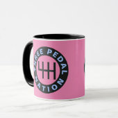 TROIS PEDAL NATION Mug (Devant gauche)