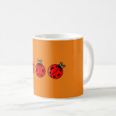 Trois petites coccinelles - Mug Classique (Devant droit)