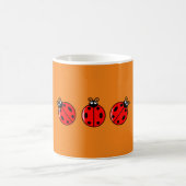 Trois petites coccinelles - Mug Classique (Centre)