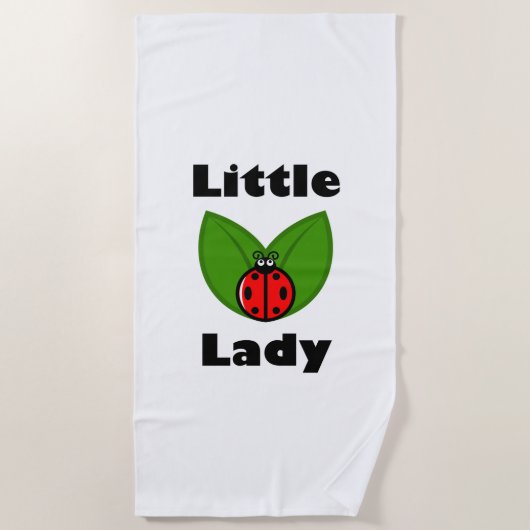 Trois petites coccinelles - Serviette de plage (Devant)