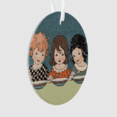 Trois Petites Soeurs de Fille à la soupe de Table (devant)