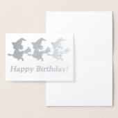 Trois Petites Sorcières Carte Anniversaire (Affichage)