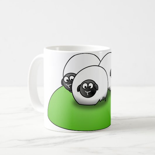 Trois petites tasses de moutons (Devant gauche)