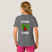 Trois Petits Ladybugs - T-shirt de base pour fille (Dos entier)