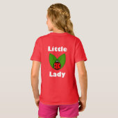 Trois Petits Ladybugs - T-shirt de base pour fille (Dos entier)