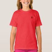 Trois Petits Ladybugs - T-shirt de base pour fille (Devant)