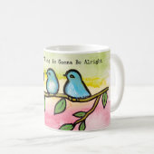 Trois Petits Oiseaux Mug (Devant droit)