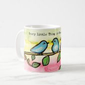 Trois Petits Oiseaux Mug (Devant gauche)