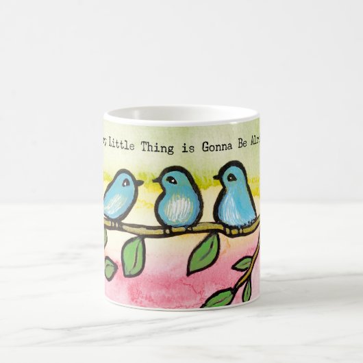 Trois Petits Oiseaux Mug (Centre)