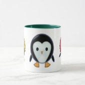 Trois petits pingouins mug de vacances (Centre)